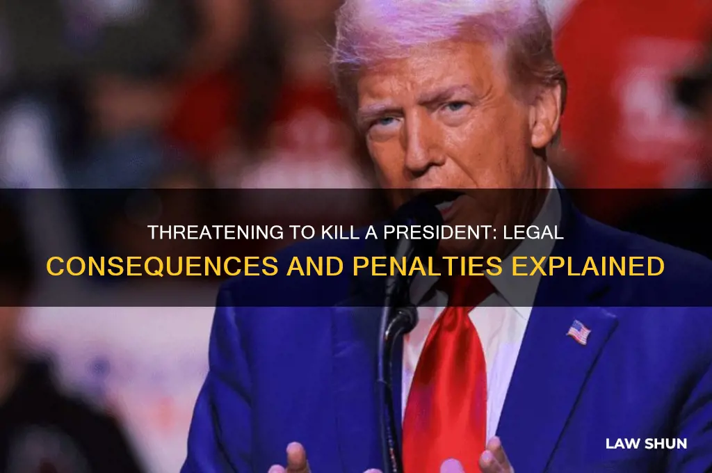 what is the law for threatening to kill a president