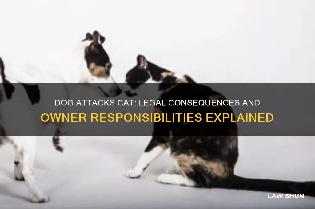 what is the law if a dog kills a cat
