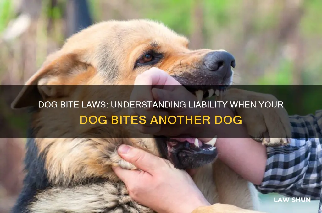 what is the law if my dog bites another dog
