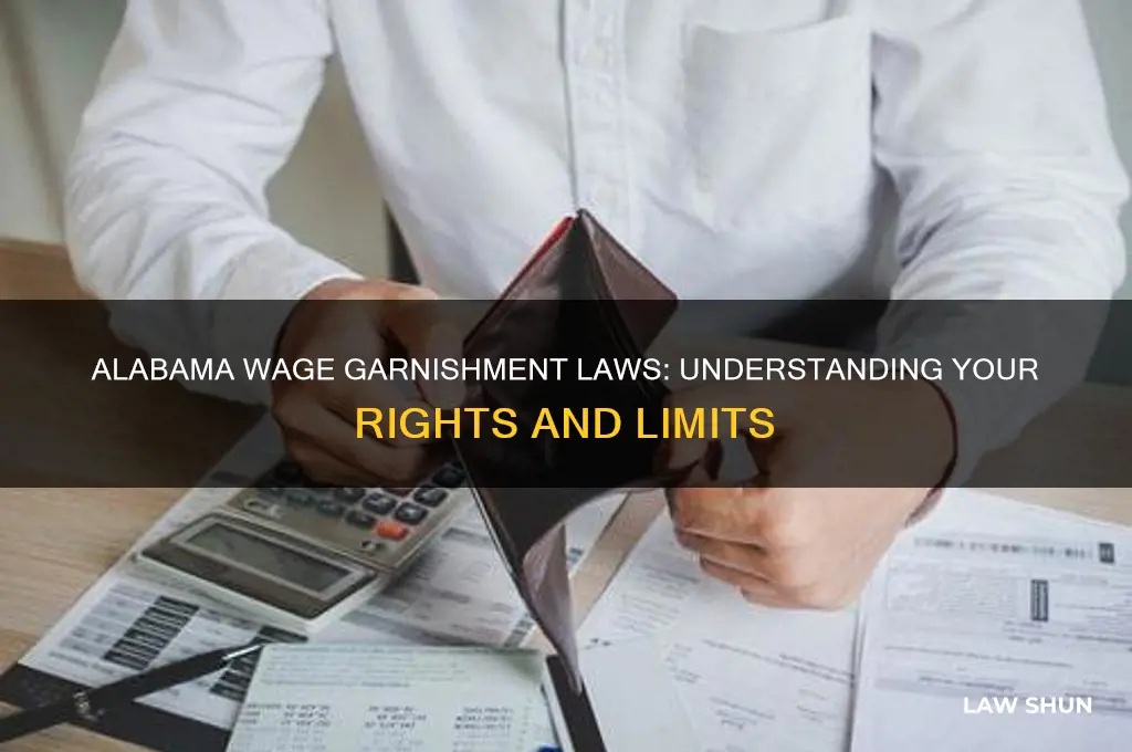 what is the law in alabama regarding wage garnishment