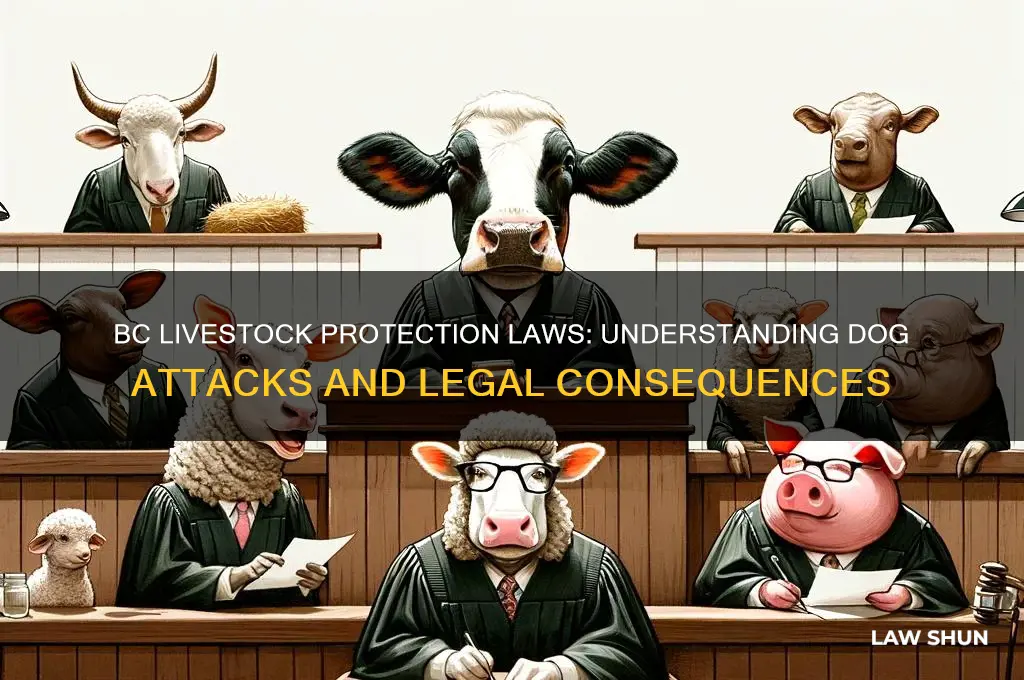 what is the law in bc about dogs attacking livestock