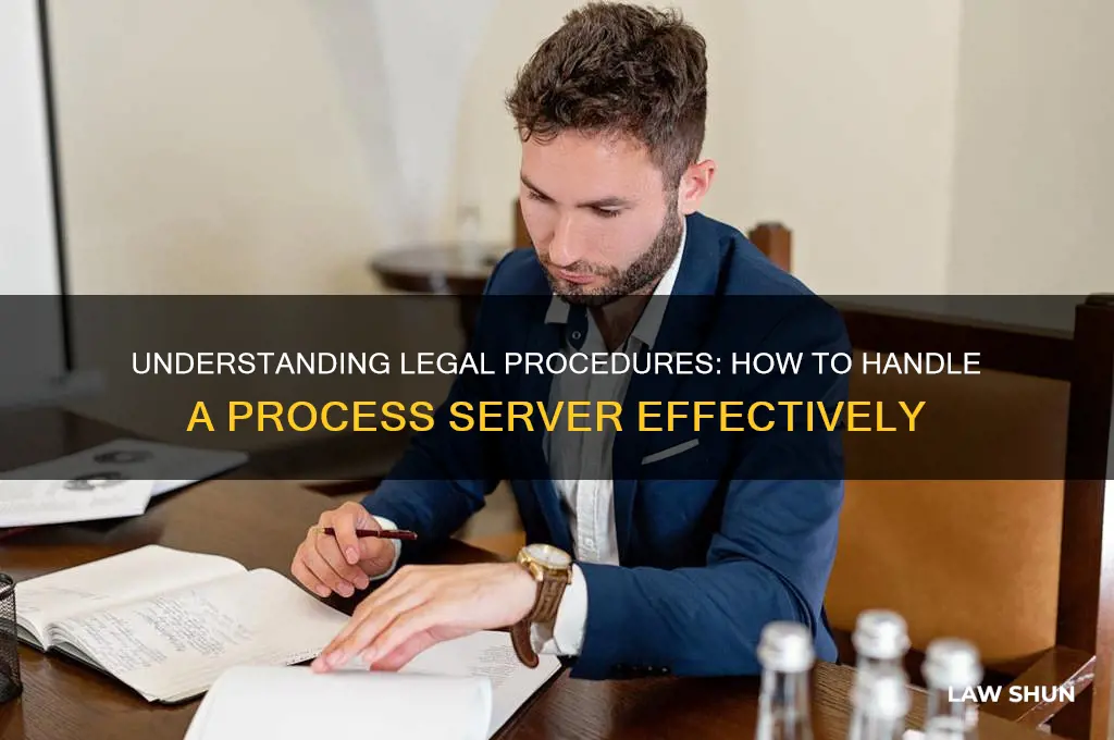 what is the law in dealing with a process server