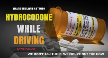 Driving Under Hydrocodone Influence: Georgia's Legal Consequences Explained