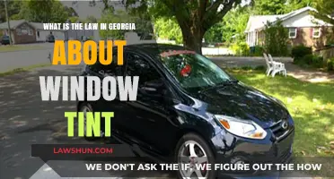 Georgia Window Tint Laws: Understanding Legal Limits and Regulations