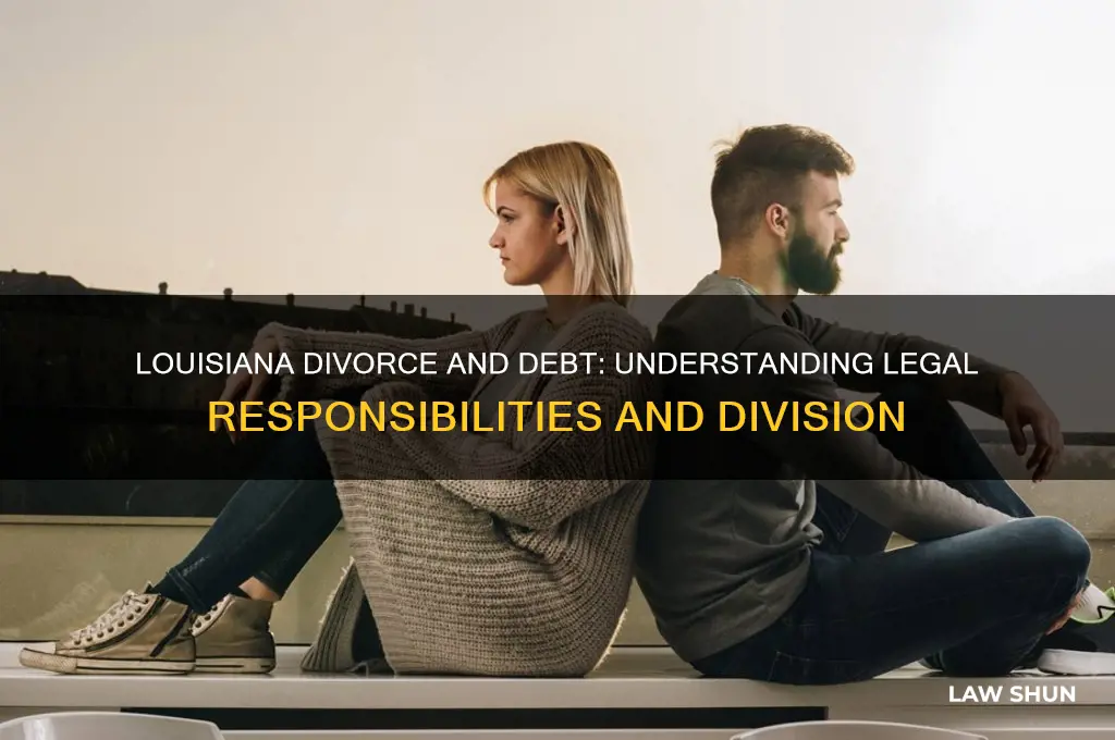 what is the law in louisiana regarding debt in divorce