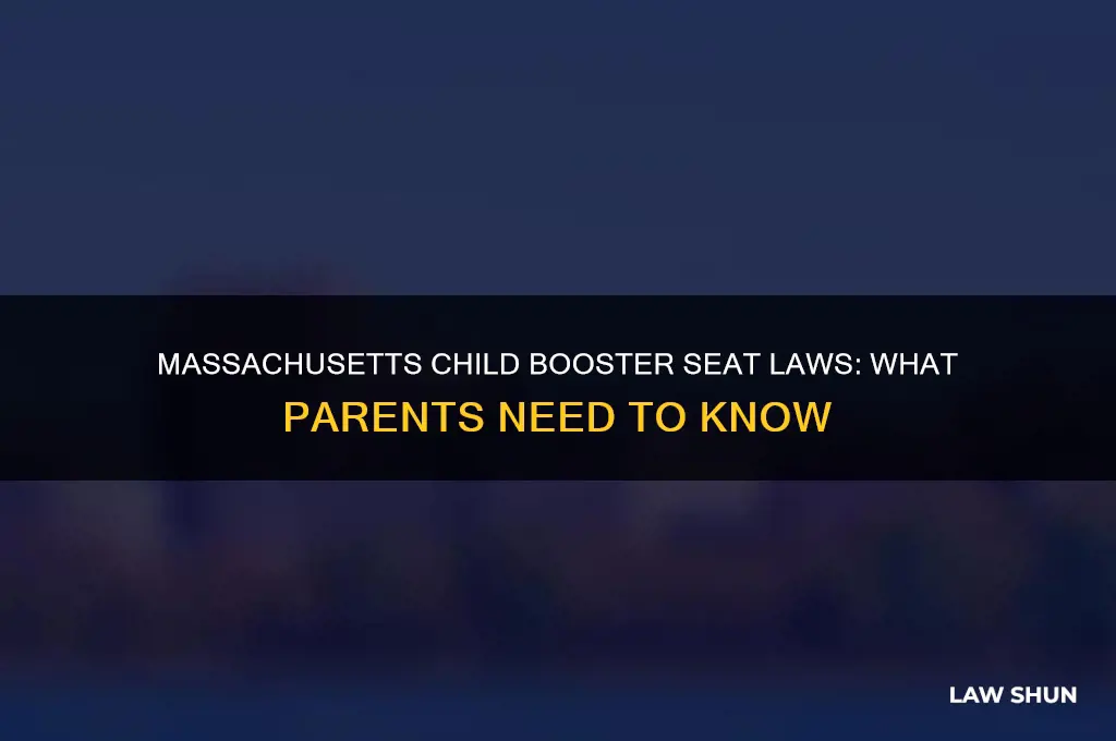 what is the law in massachusetts about child booster seats