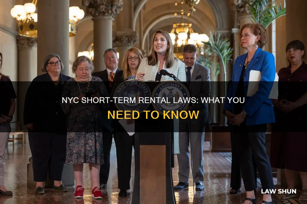 what is the law in nyc for short term rentals