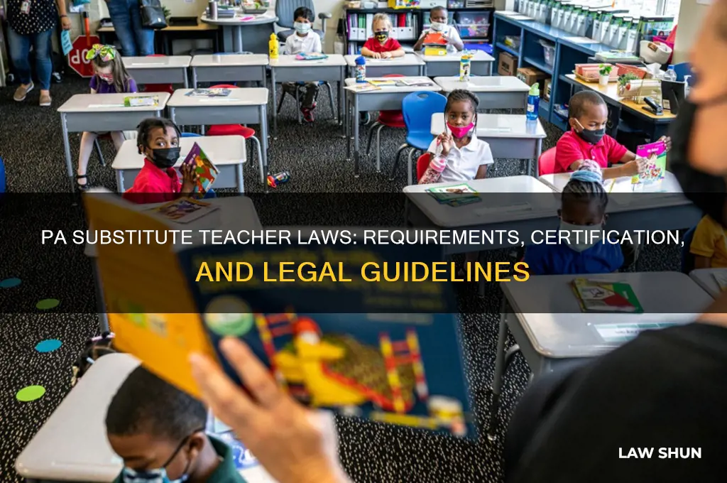 what is the law in pa for a substitute teacher