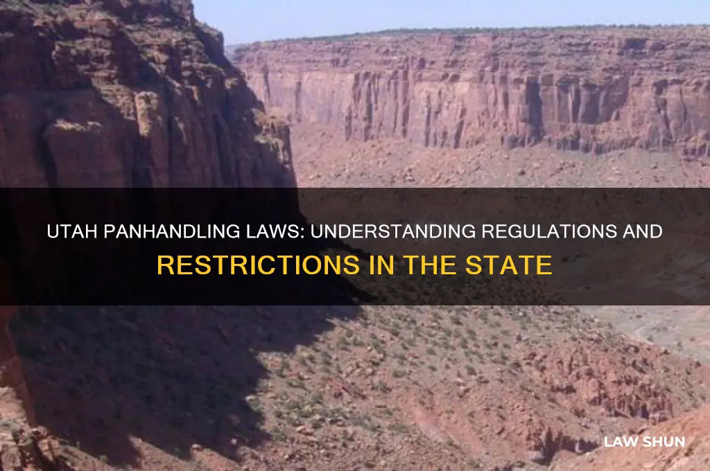 what is the law in utah regarding panhandling