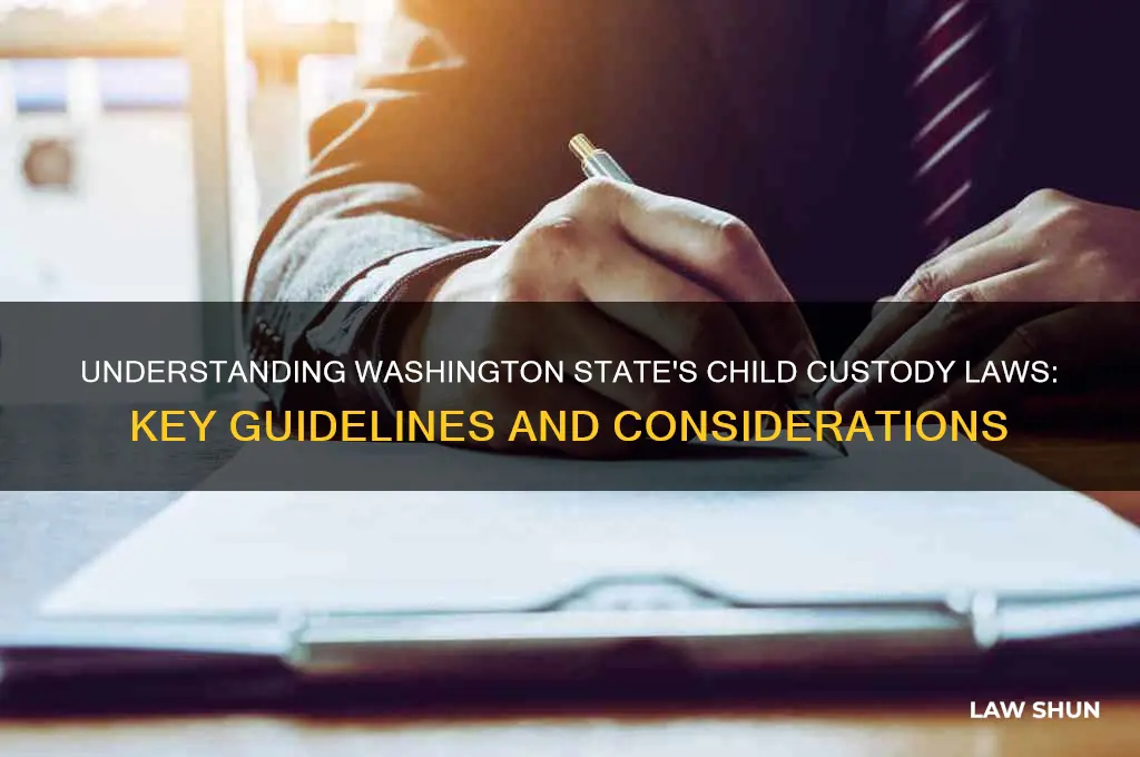 what is the law in whashington in child custody