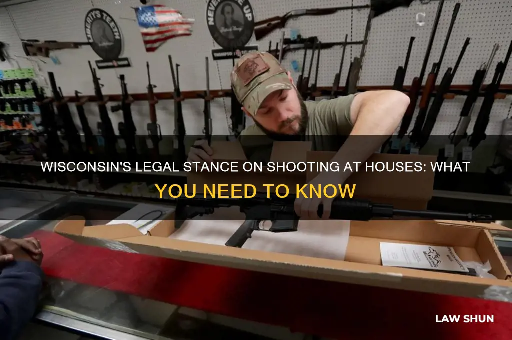 what is the law in wisconsin about shooting at houses