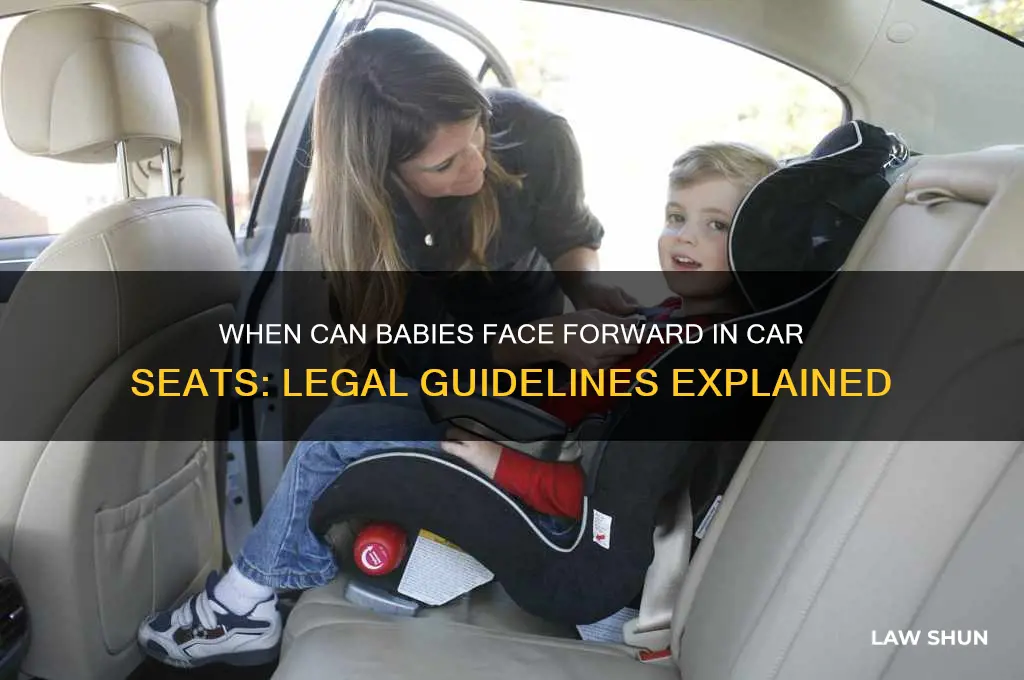 what is the law innc for babies to face forward