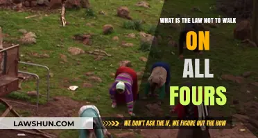 Understanding the Legal Prohibition Against Walking on All Fours