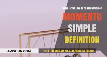 Understanding the Law of Conservation of Momentum: A Simple Definition