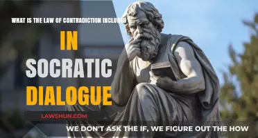 Socratic Dialogue's Law of Contradiction: Unraveling Truth Through Logical Inquiry
