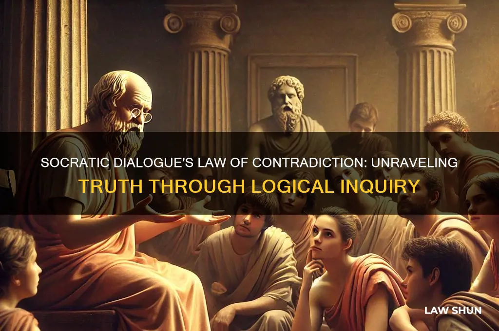 what is the law of contradiction included in socratic dialogue