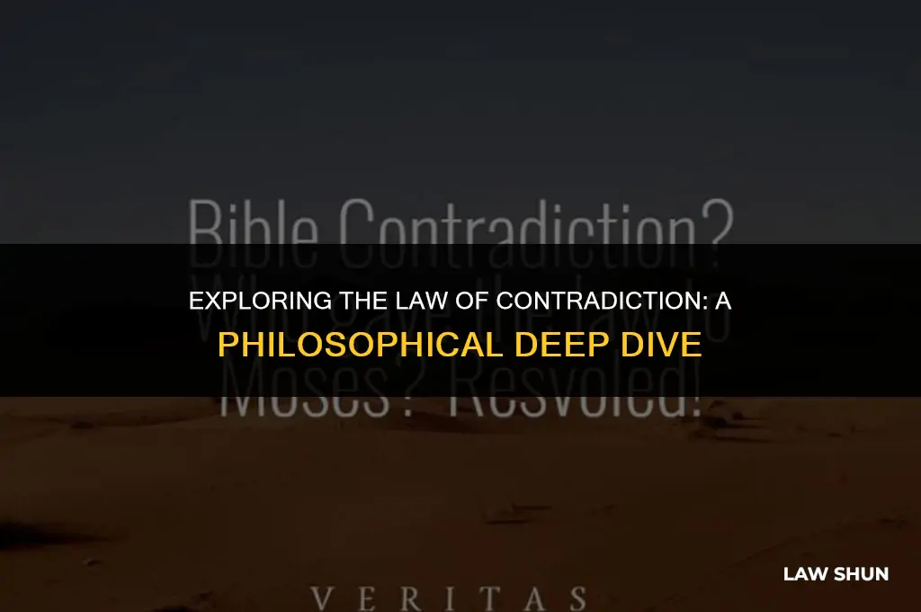 what is the law of contradiction