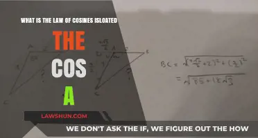 Isolating Cos A: Understanding the Law of Cosines Simplified