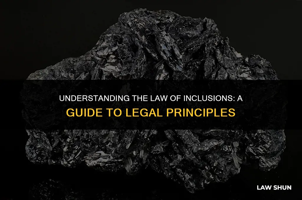 what is the law of inclusions