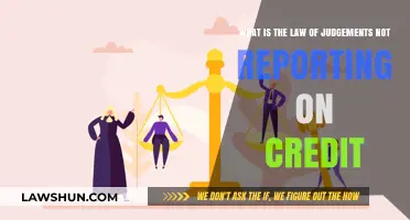 Understanding the Law of Judgments: Unreported Credit Impact Explained