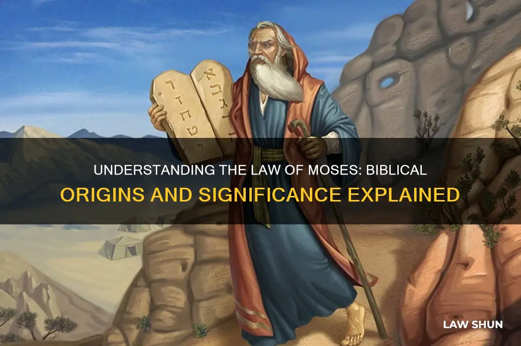 what is the law of moses according to the bible