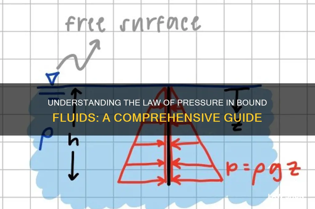 what is the law of pressure in a bound fluid