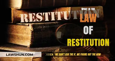 Understanding the Law of Restitution: A Comprehensive Guide