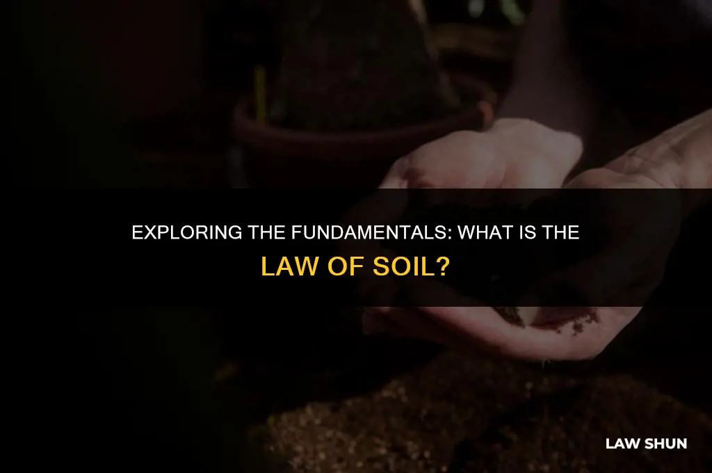 what is the law of soil