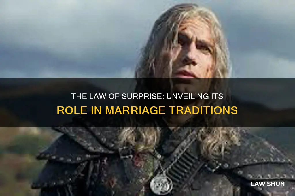 what is the law of surprise do you marry someone
