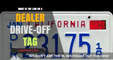 Dealer Drive-Off Tags: Understanding the Legal Requirements and Implications