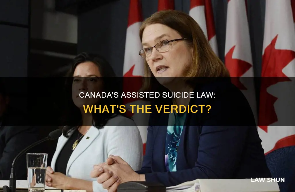 what is the law on assisted suicide in canada