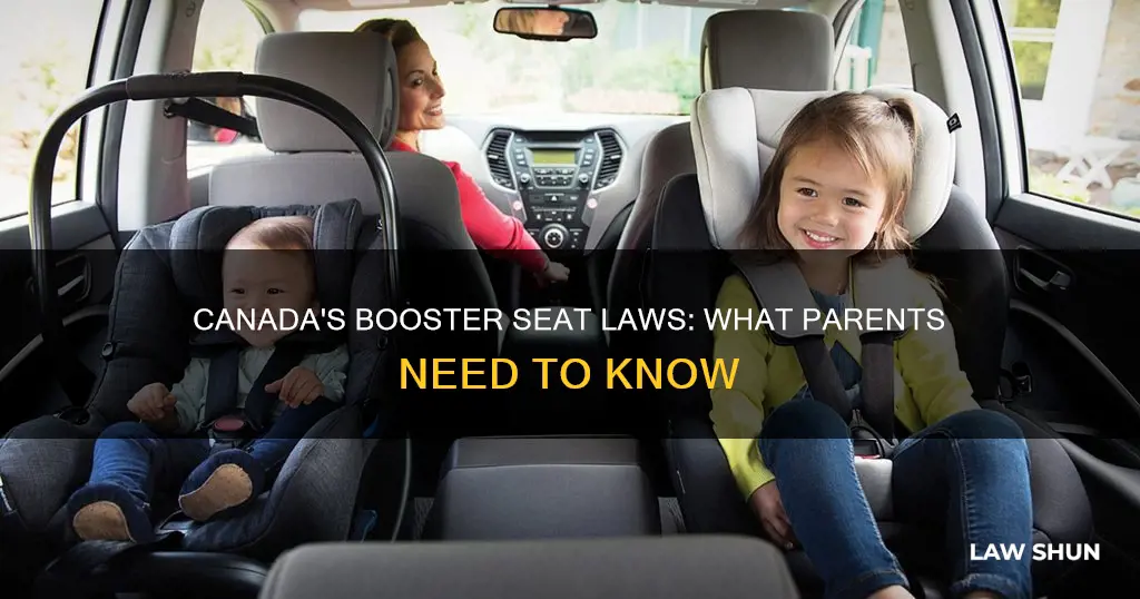 what is the law on booster seats in canada