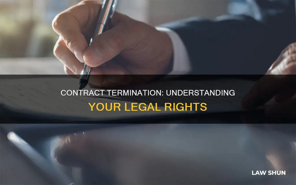 what is the law on cancelling a contract
