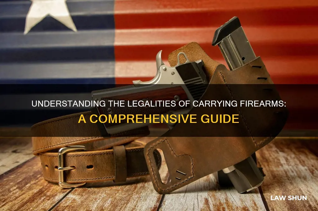 what is the law on carrying firearms