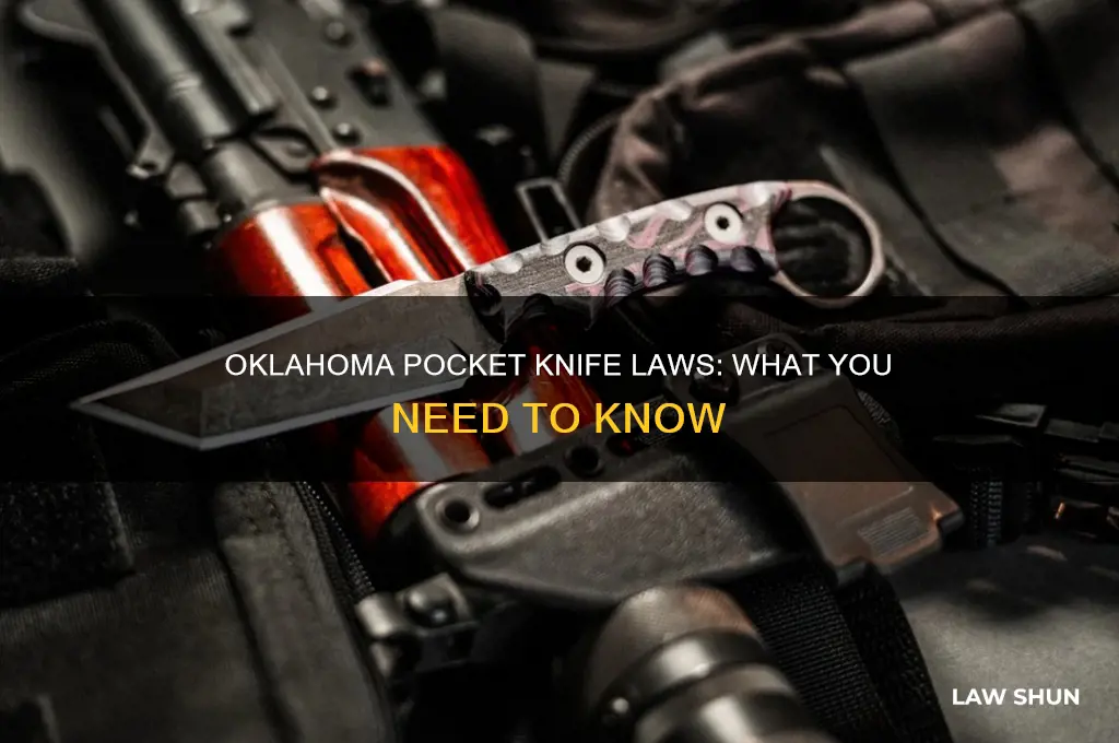 what is the law on carrying pocket knives in oklahoma