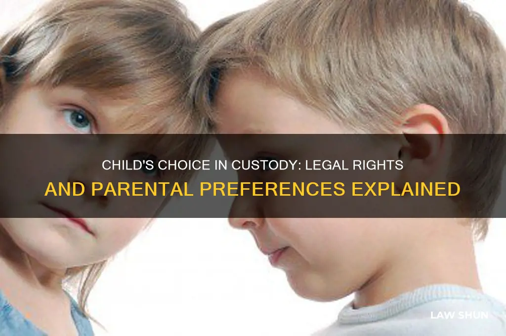 what is the law on child choosing parent live