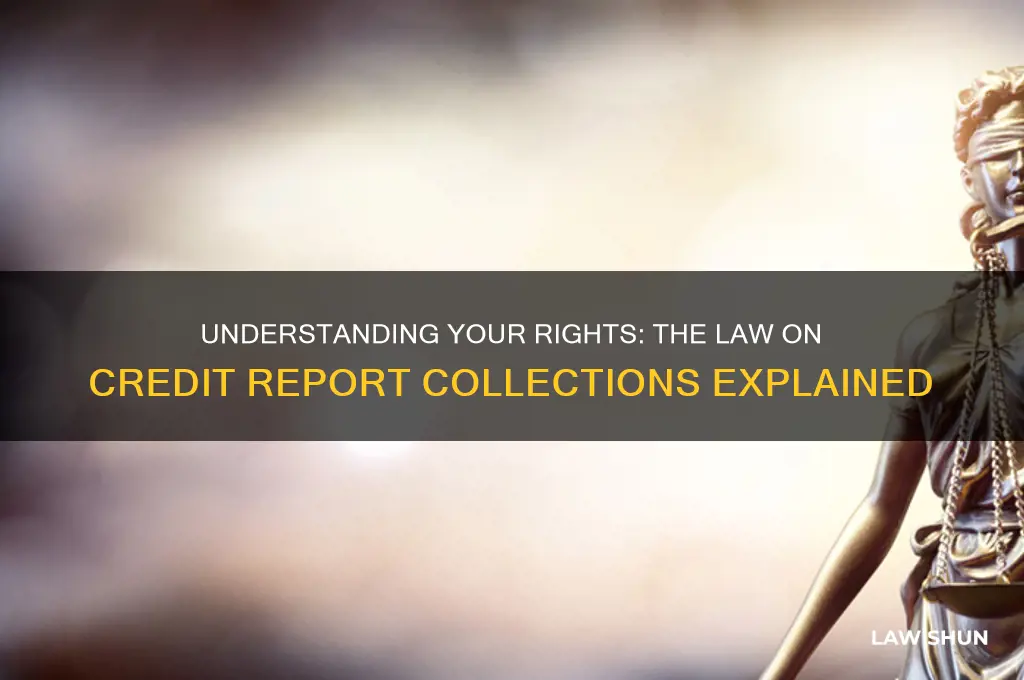 what is the law on collection for your credit report