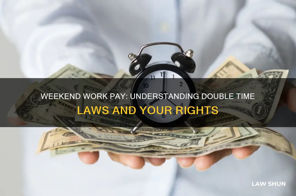 what is the law on double time on the weekends