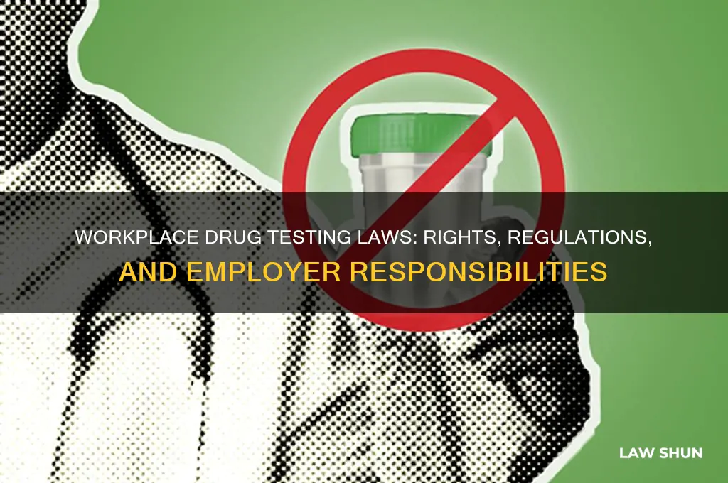 what is the law on drug testing in the workplace