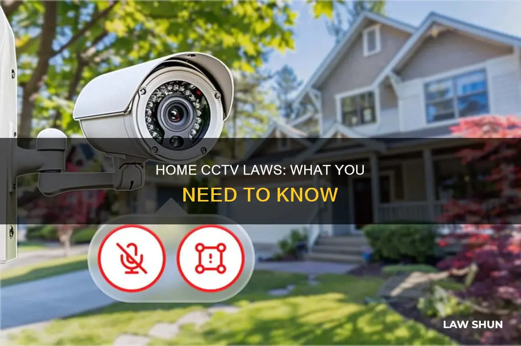 what is the law on having cctv in your home