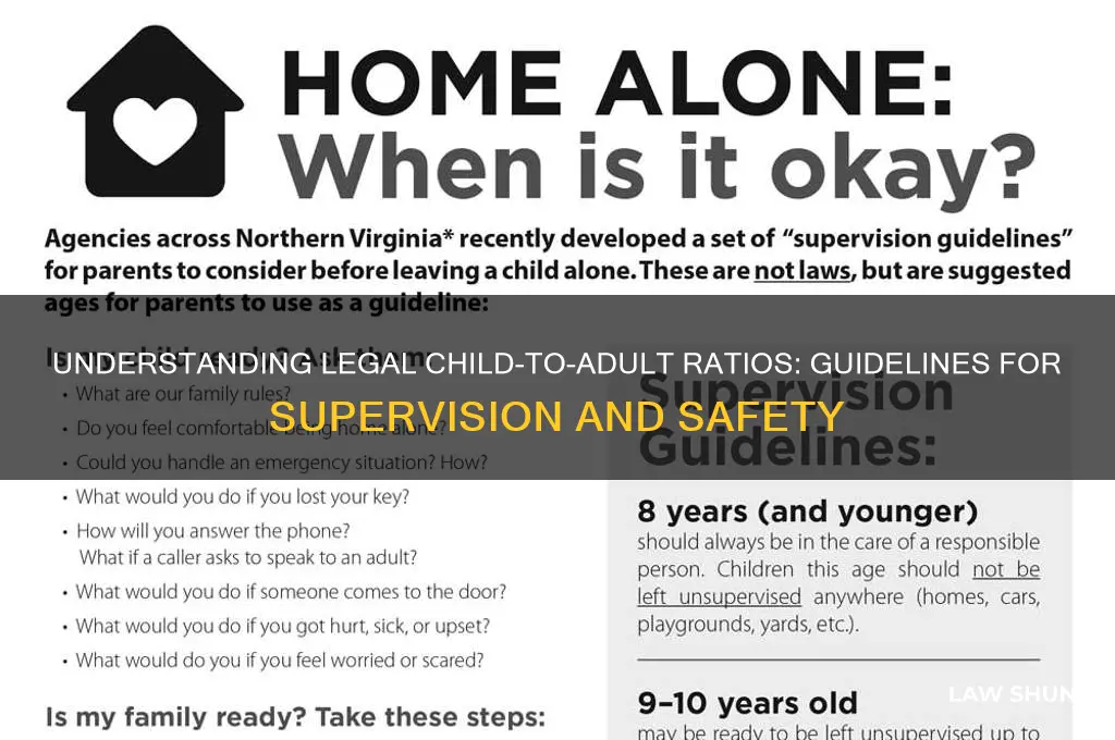 what is the law on how many kids per adult
