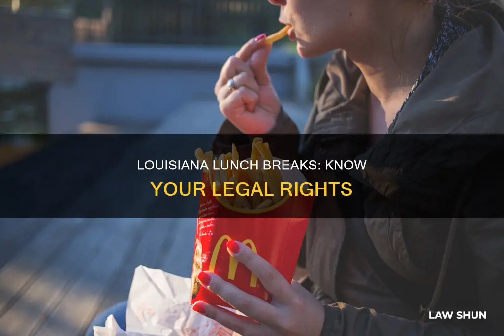 what is the law on lunch breaks in louisiana