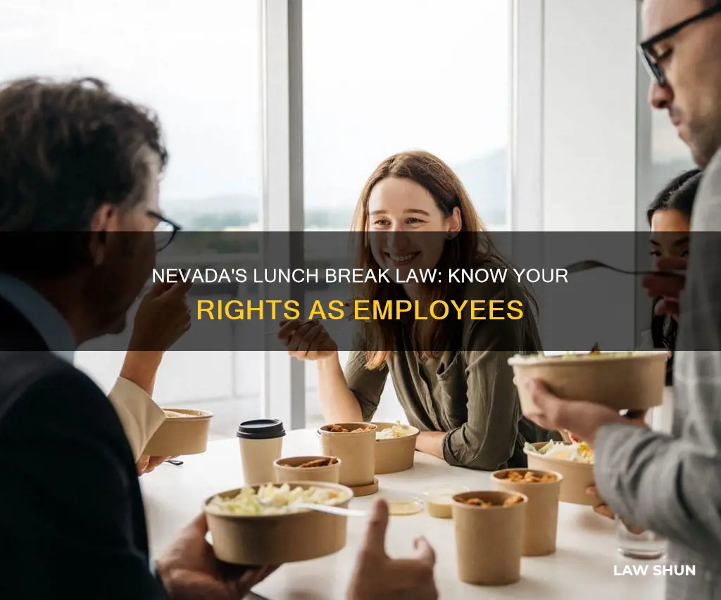 what is the law on lunch breaks in nevada