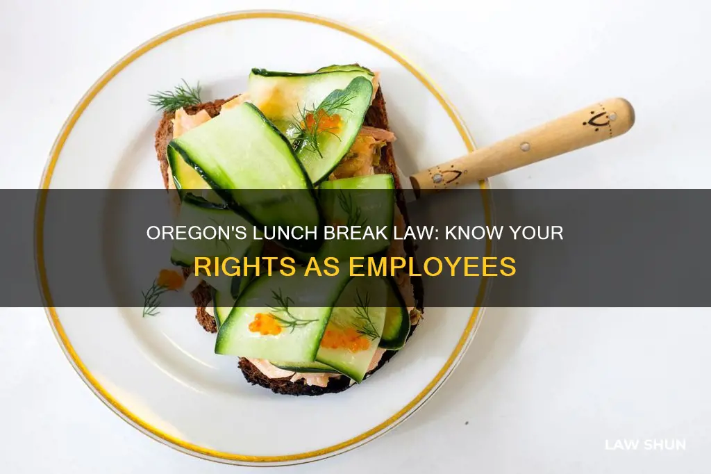 what is the law on lunch breaks in oregon