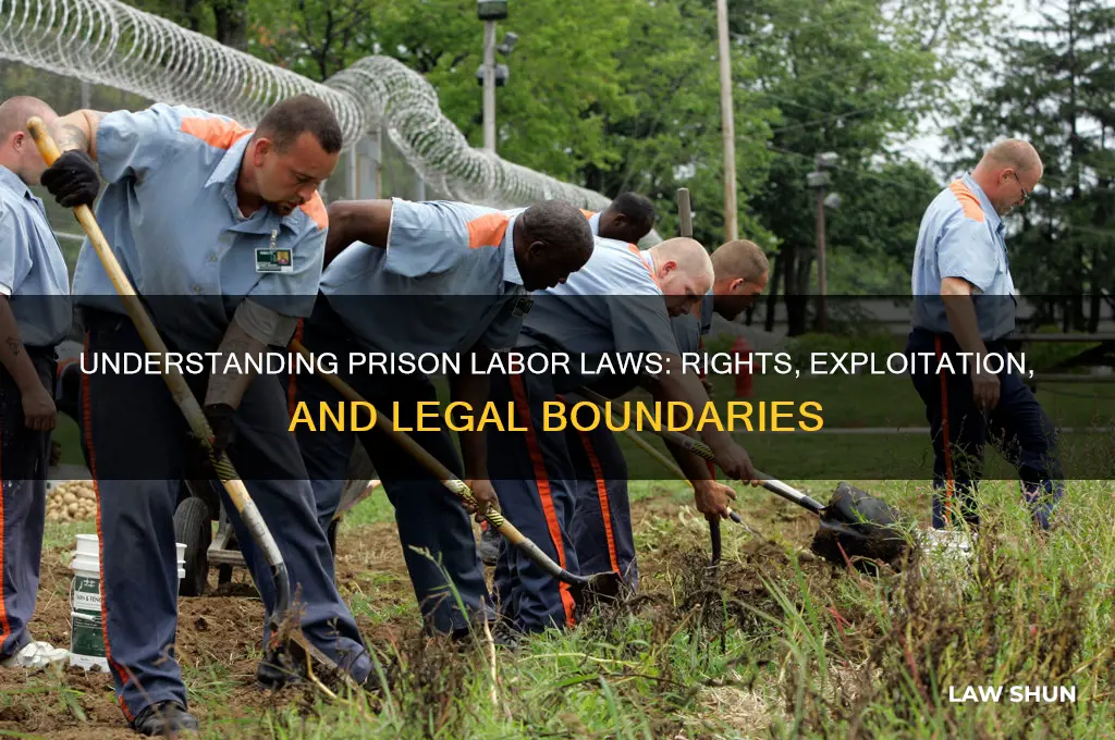 what is the law on prison labor