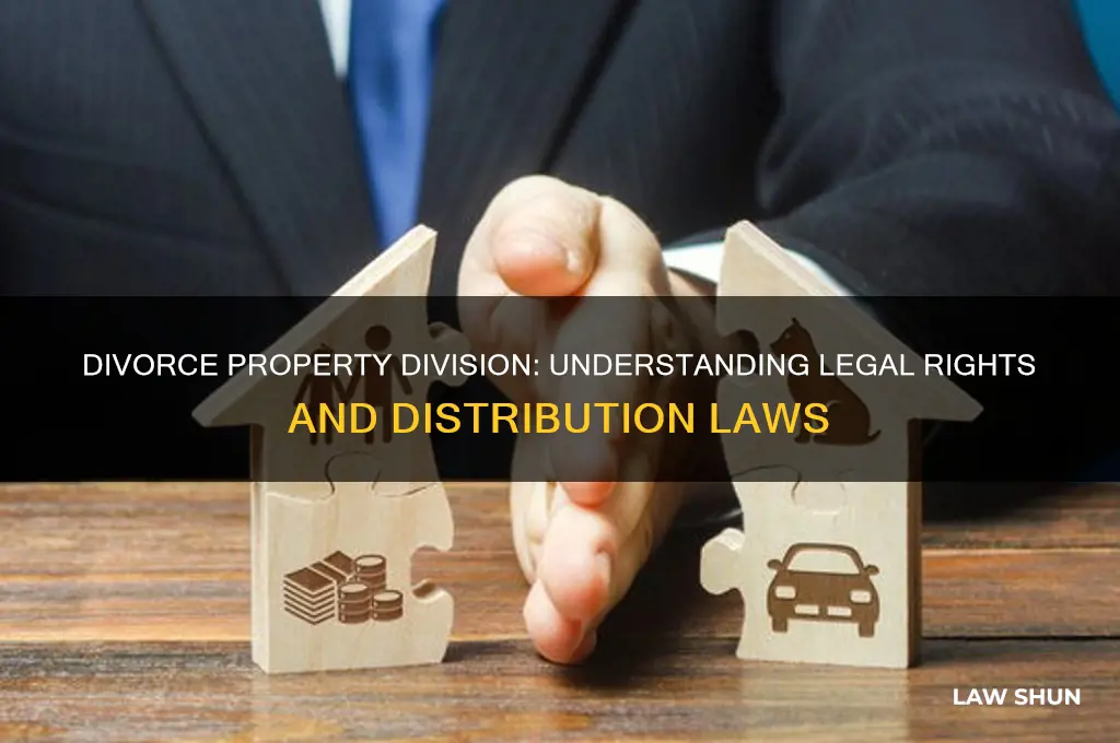 what is the law on property distribution on divorce