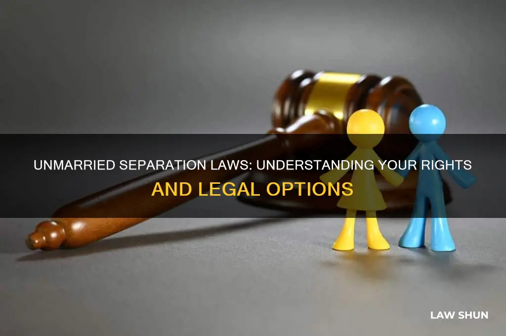what is the law on separation when your not married