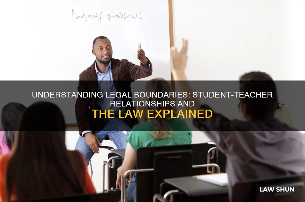 what is the law on student teacher relationships
