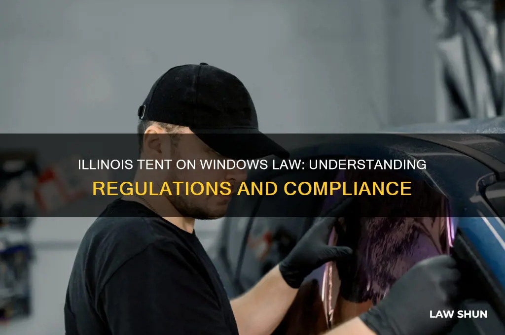 what is the law on tent on windows in il