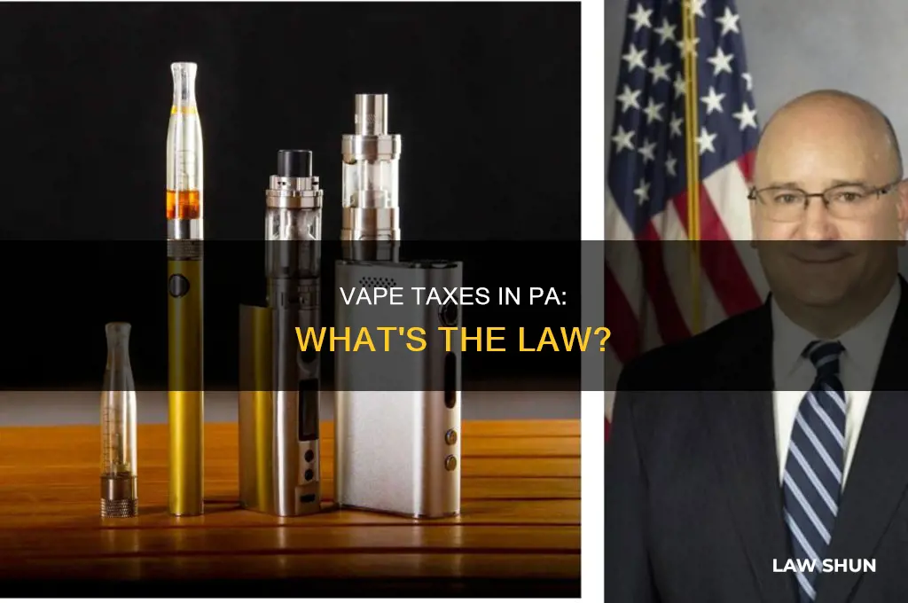 what is the law on vape taxes in pa